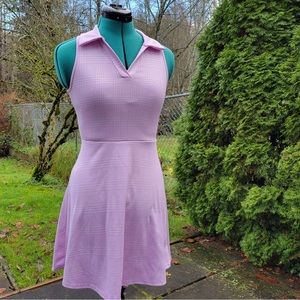 Caution To The Wind Lavender Collared Dress